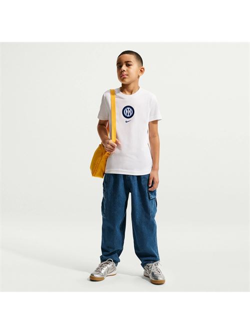 Nike Inter t-shirt crest bambino Inter | IM1710-100CREST Y